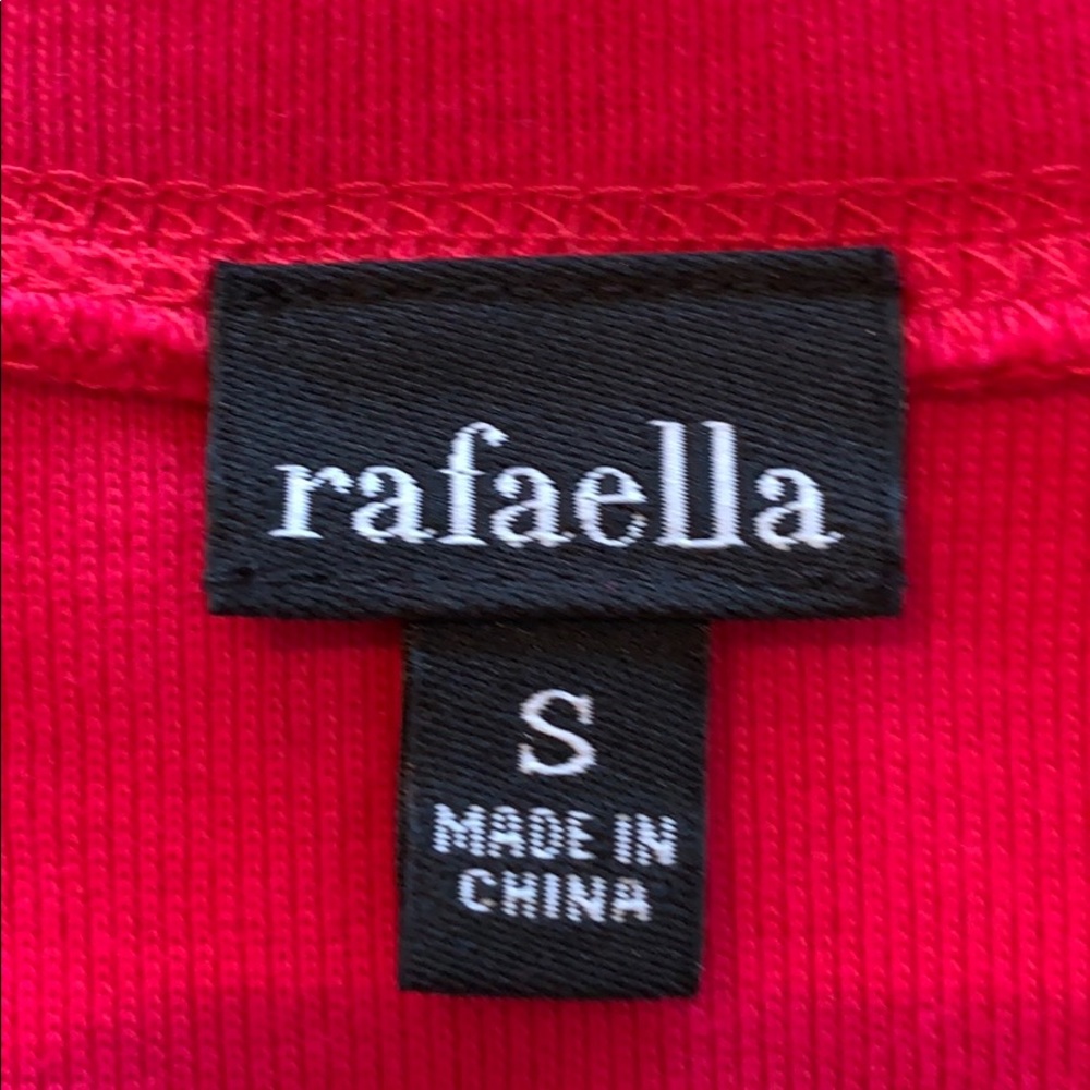 Rafaella Hot Pink Cotton Cardigan Top - Picture 6 of 7